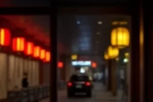 光线写成的句子专栏封面，明暗交界线横切人物侧脸